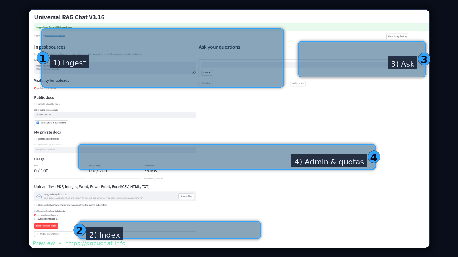 DocuChat UI